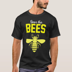 蜂の地球の地球のヒッピーの養蜂家のワイシャツを救って下さい Tシャツ