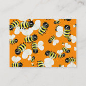 蜂の壁紙の名刺 名刺 (裏面)