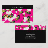 蜂の壁紙、ここのあなたの名前 名刺 (正面/裏面)