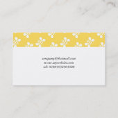 蜂の壁紙 名刺 (裏面)