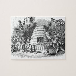 蜂の女王と蜂の巣 ジグソーパズル