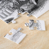 蜂の女王と蜂の巣 ジグソーパズル (側面)