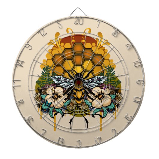 蜂の女王 ダーツボード (正面)