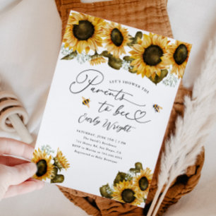 蜂の子のシャワー親 招待状