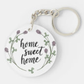 蜂の家の単語Iの|家の甘い家に幸せ キーホルダー (裏面)