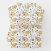 蜂の巣と花 ラッピングペーパーシート (インサイチュ)