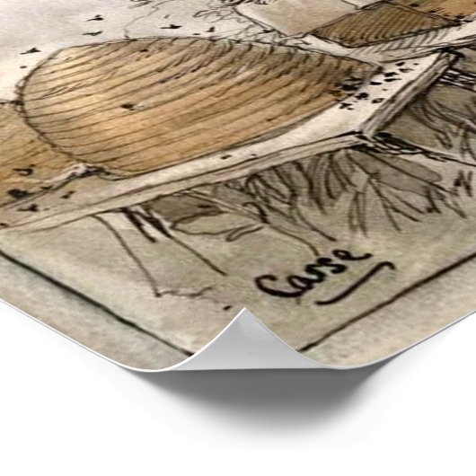 蜂の巣の精神 ポスター (角)