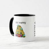 蜂の巣へようこそ マグカップ (正面左)