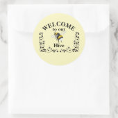 蜂の巣へようこそ ラウンドシール (バッグ)