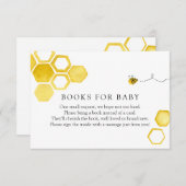 蜂の巣ベビー囲いカード 招待状 (正面/裏面)