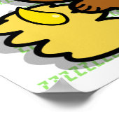 蜂の巣可愛いハチグマのポスター – 2 ポスター (角)