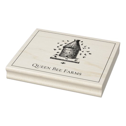 蜂の巣園または農場 ラバースタンプ (スタンプ)