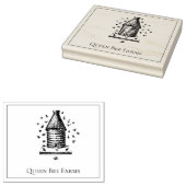 蜂の巣園または農場 ラバースタンプ (押印)