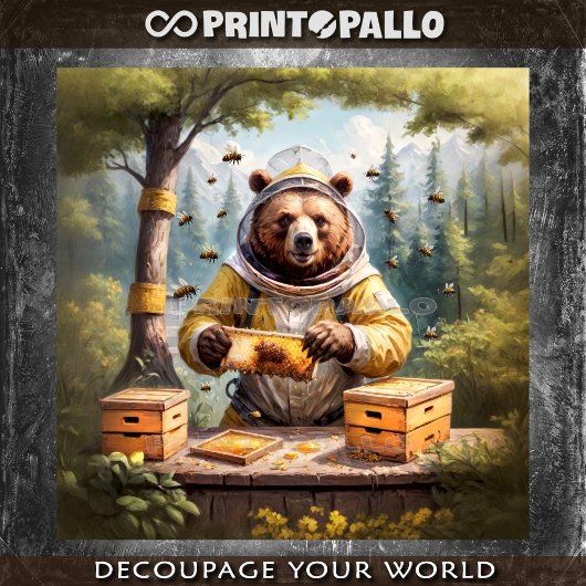 蜂の巣気にを取る…蜂蜜! 薄葉紙