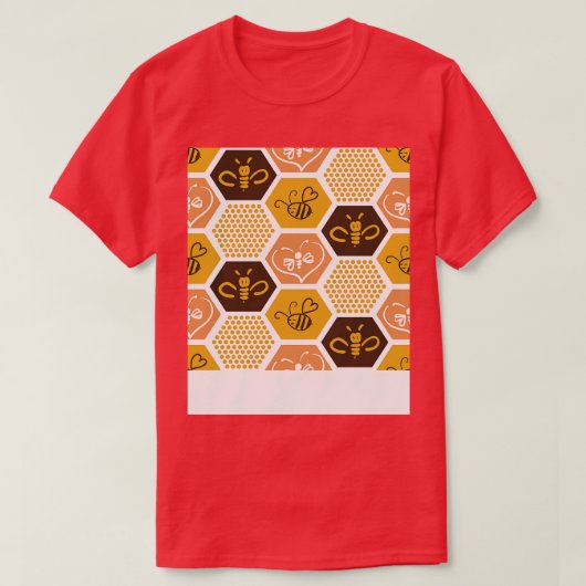 蜂の巣状の養蜂家の贈り物 Tシャツ (デザイン正面)