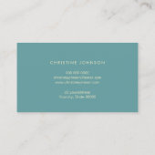 蜂の巣状の 名刺 (裏面)