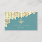 蜂の巣状の 名刺 (正面)