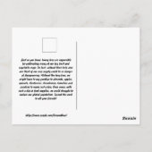 蜂の巣箱 ポストカード (裏面)