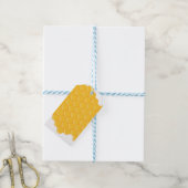 蜂の巣蜂の巣六角形パターン ギフトタグ (より糸付き)