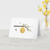 蜂の巣 カード (黄色い花)