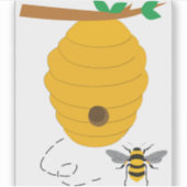 蜂の巣 シール (正面)