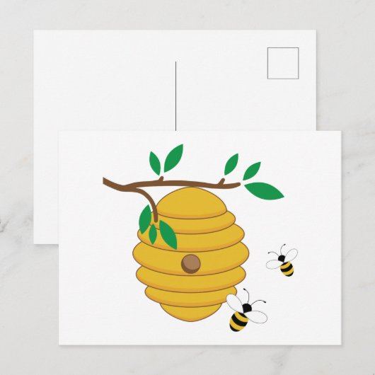 蜂の巣 ポストカード (正面/裏面)