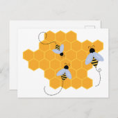 蜂の巣 ポストカード (正面/裏面)