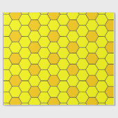 蜂の巣 ラッピングペーパー (フラット)