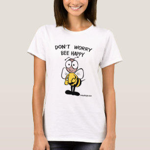 蜂の幸せなかわいい心配しないで下さい Tシャツ