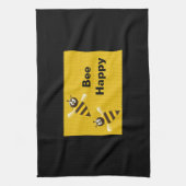 蜂の幸せな《昆虫》マルハナバチの台所タオル キッチンタオル (縦)