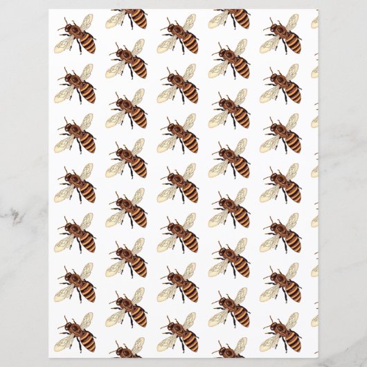 蜂の形折り紙紙 (裏面)