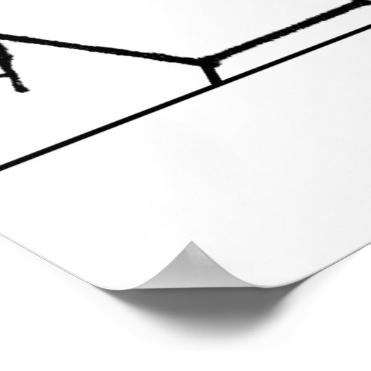 蜂の形状 ポスター (角)