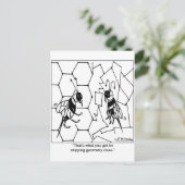 蜂の形状 ポストカード (スタンド正面)