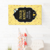 蜂の性はベビーシャワーを明らかにします 横断幕 (インサイチュ)