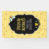 蜂の性はベビーシャワーを明らかにします 横断幕 (横)