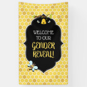 蜂の性はベビーシャワーを明らかにします 横断幕 (縦)