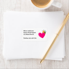 蜂の愛のアドレス ラベル