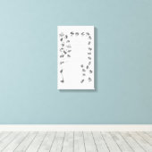 蜂の愛 – ヴィンテージのイメージと詩 キャンバスプリント (インサイチュ (ウッドフロア))