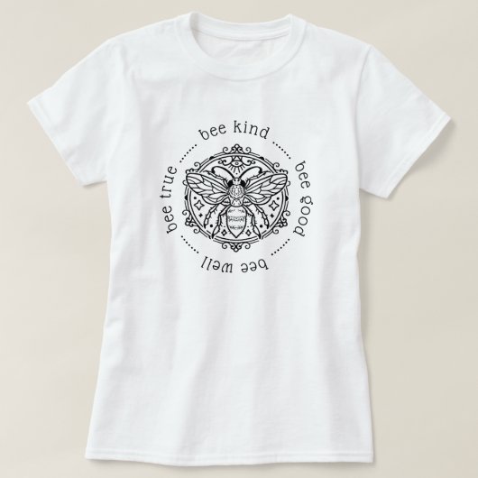 蜂の態度 Tシャツ (デザイン正面)