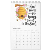 蜂の救は自おもしろい分だ カレンダー (1月 2027)