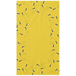 蜂の日かわいいハニカム最初の誕生日テーブルクロス テーブルクロス