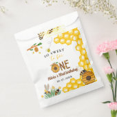 蜂の日イエローハニービー最初の女の子の誕生日パーティー フェイバーバッグ (封をした状態)