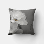 蜂の枕が付いている花 クッション (裏面)