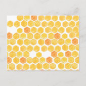 蜂の植物学のベビー入れカード インビテーションポストカード (裏面)