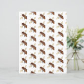 蜂の模様の折り紙 (スタンド正面)