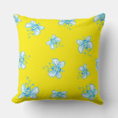 蜂の模様 クッション (正面)