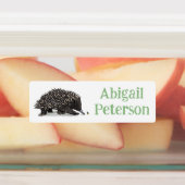 蜂の漫画と可愛いパーソナライズされたechidna ラベル (貼付)