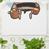 蜂の漫画 キッチンタオル (折り畳み)