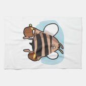 蜂の漫画 キッチンタオル (横)