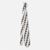 蜂の漫画 ネクタイ (裏面)